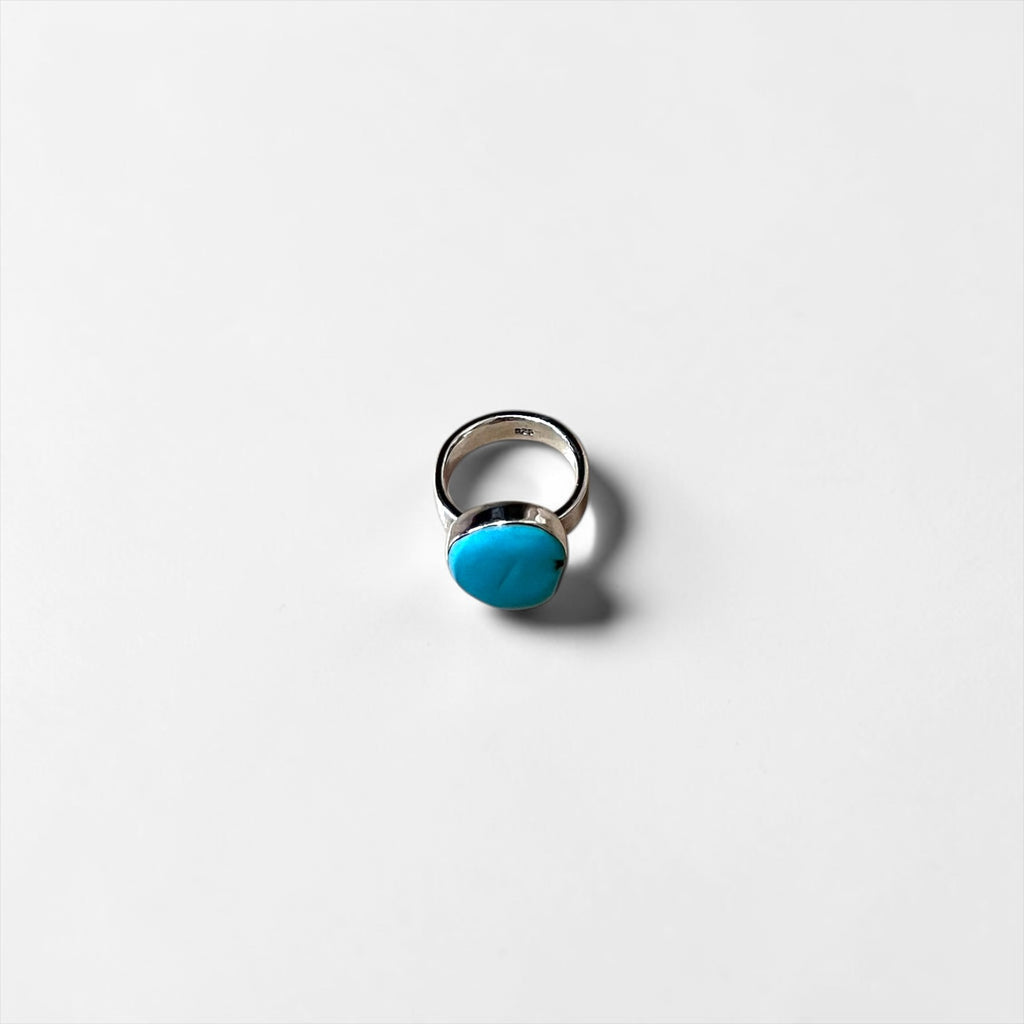 Sterling Silver Turquoise Ring ターコイズ リング 指輪 15号 シルバー