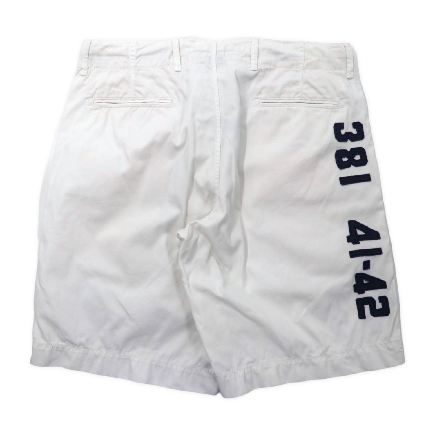 POLO BY RALPH LAUREN Short Chino Pants Half Pants 34 White Cotton