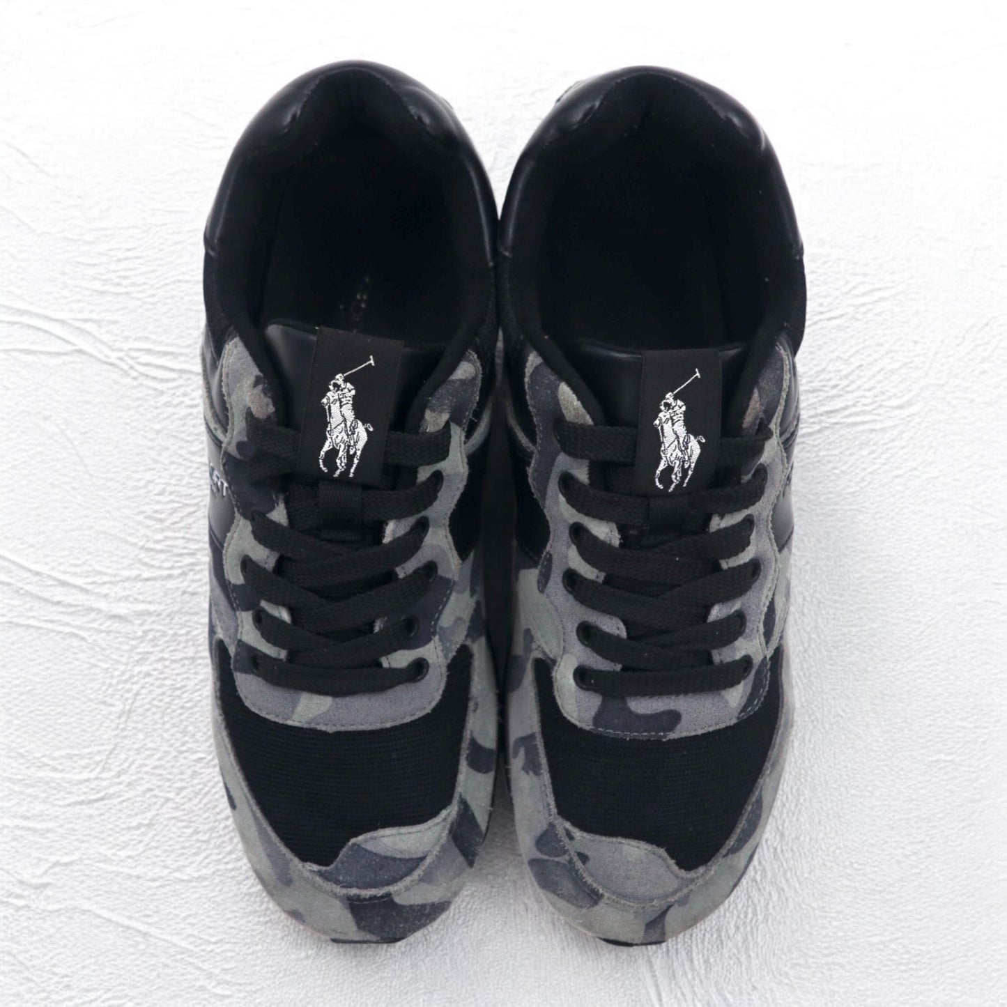 POLO SPORT RALPH LAUREN スレイトン SLATON SPORT スニーカー 27.5cm グレー カモフラ 迷彩 スエード 11501