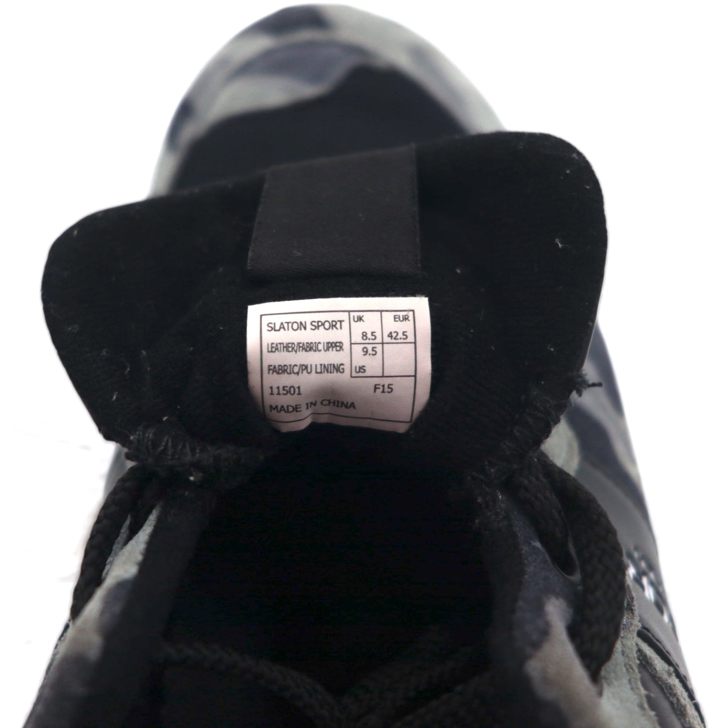 POLO SPORT RALPH LAUREN スレイトン SLATON SPORT スニーカー 27.5cm グレー カモフラ 迷彩 スエード 11501