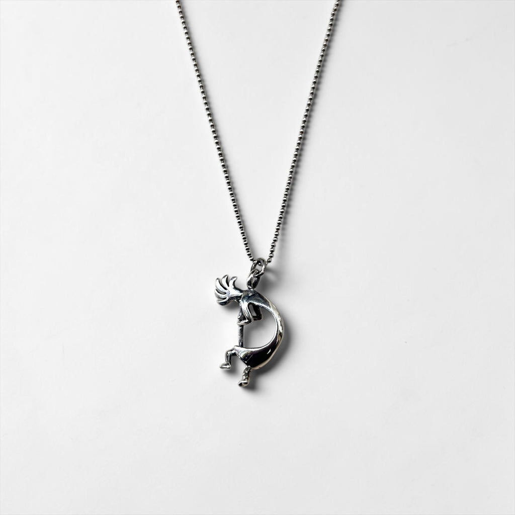 Hopi Indian Jewelry ココペリ ホピ族 インディアンジュエリー ネックレス シルバー ボールチェーン