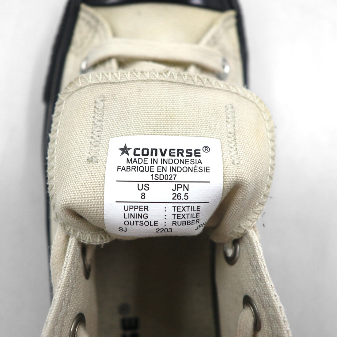 CONVERSE × MHL. オールスター ALLSTAR ローカットスニーカー 26.5cm キャンバス U.S ORIGINATOR 1SD027