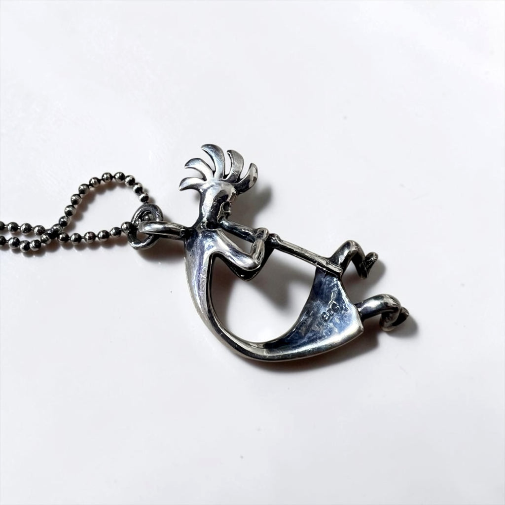 Hopi Indian Jewelry ココペリ ホピ族 インディアンジュエリー ネックレス シルバー ボールチェーン
