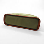 Felisi Leather-trimmed Nylon Tote Bag, Khaki, 05-42, Made in Italy