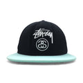 stussy CAPZ × STARTER ベースボールキャップ スナップバック FREE ブラック アクリル ウール シャネルロゴ