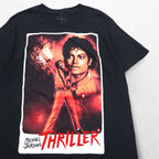 MICHAEL JACKSON マイケルジャクソン ミュージック アーティスト Tシャツ L ブラック THRILLER スリラー メキシコ製