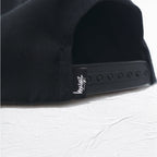 stussy CAPZ × STARTER ベースボールキャップ スナップバック FREE ブラック アクリル ウール シャネルロゴ