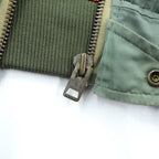 Japan Vintage Flight Jacket Inpaichthys kerri MA-1 ダメージ加工 フライトジャケット S カーキ 日本製