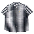 日本然リトテ-古着オンライン-carhartt リラックスフィット 半袖シャツ XL ブラック チェック コットン ビッグサイズ-carhartt Relaxed Fit Short Sleeve Shirt XL Black Checked Cotton Big Size