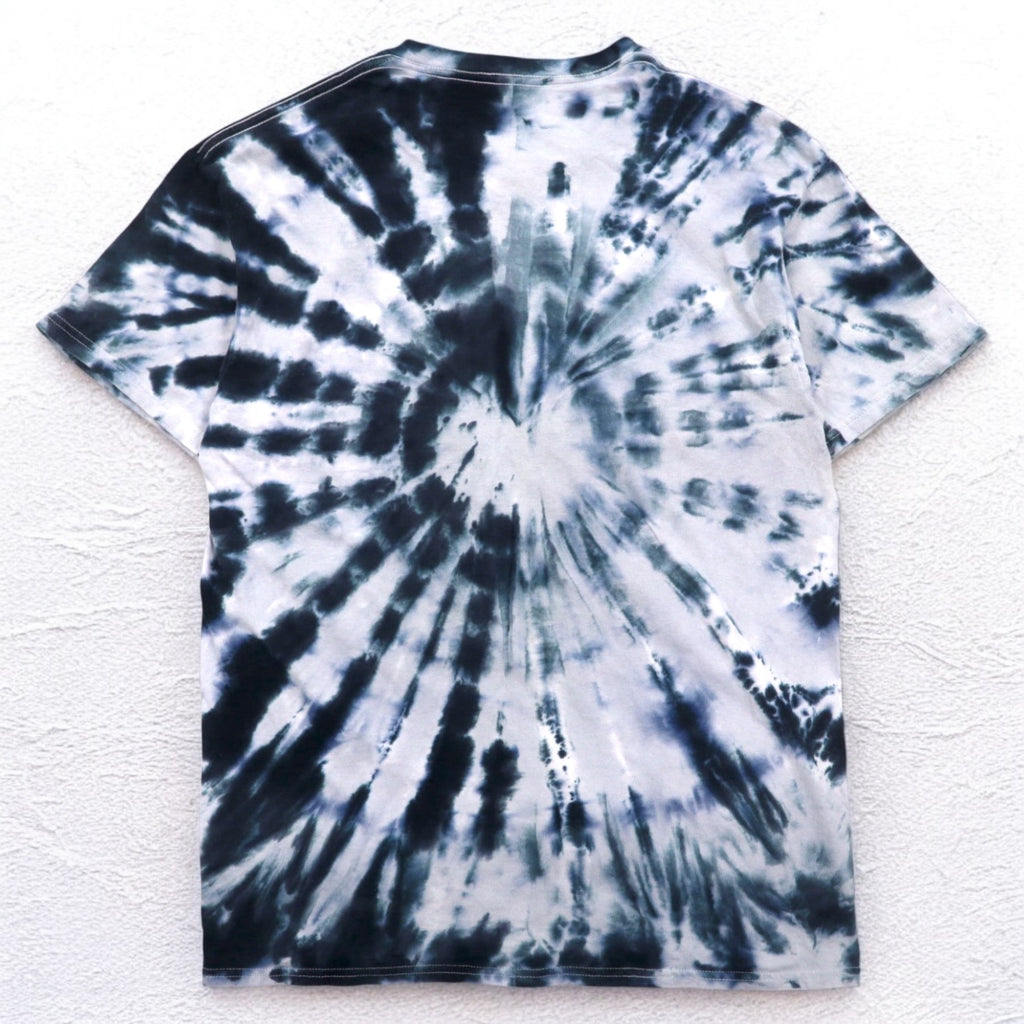 KISS キッス DESTROYER '76 バンド Tシャツ M ブルー タイダイ コットン LIQUID BLUE