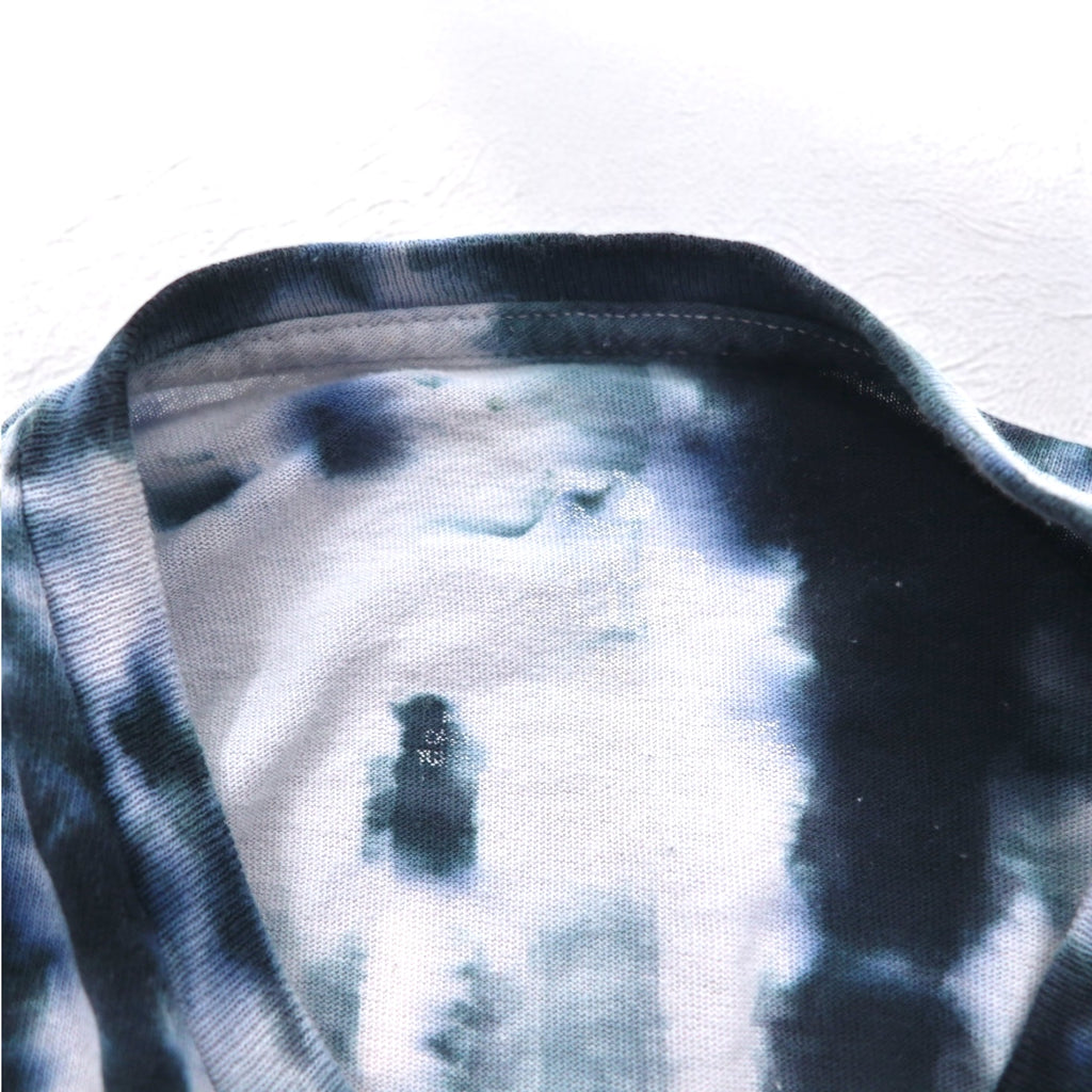 KISS キッス DESTROYER '76 バンド Tシャツ M ブルー タイダイ コットン LIQUID BLUE