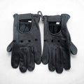 Vintage Leather Glove ドライビング グローブ 手袋 L ブラック レザー