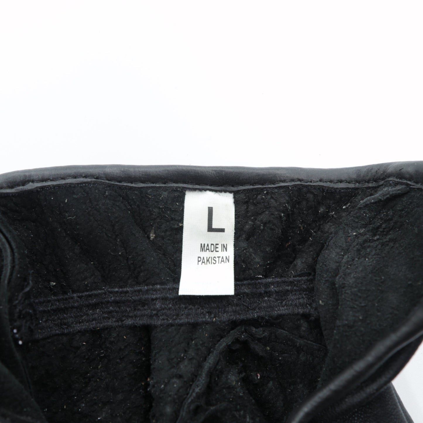 Vintage Leather Glove ドライビング グローブ 手袋 L ブラック レザー