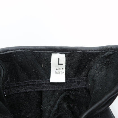 Vintage Leather Glove ドライビング グローブ 手袋 L ブラック レザー