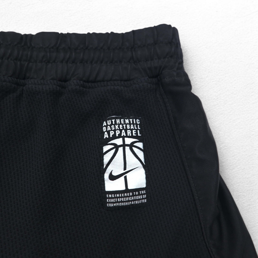 NIKE 00年代 ゲーム ショートパンツ ハーフパンツ L ブラック イエロー サイドライン スウォッシュ