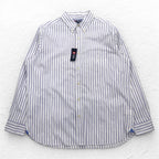 CHAPS Button-down Shirt, XL, White, Striped, Cotton, Chest Pocket, Unused
