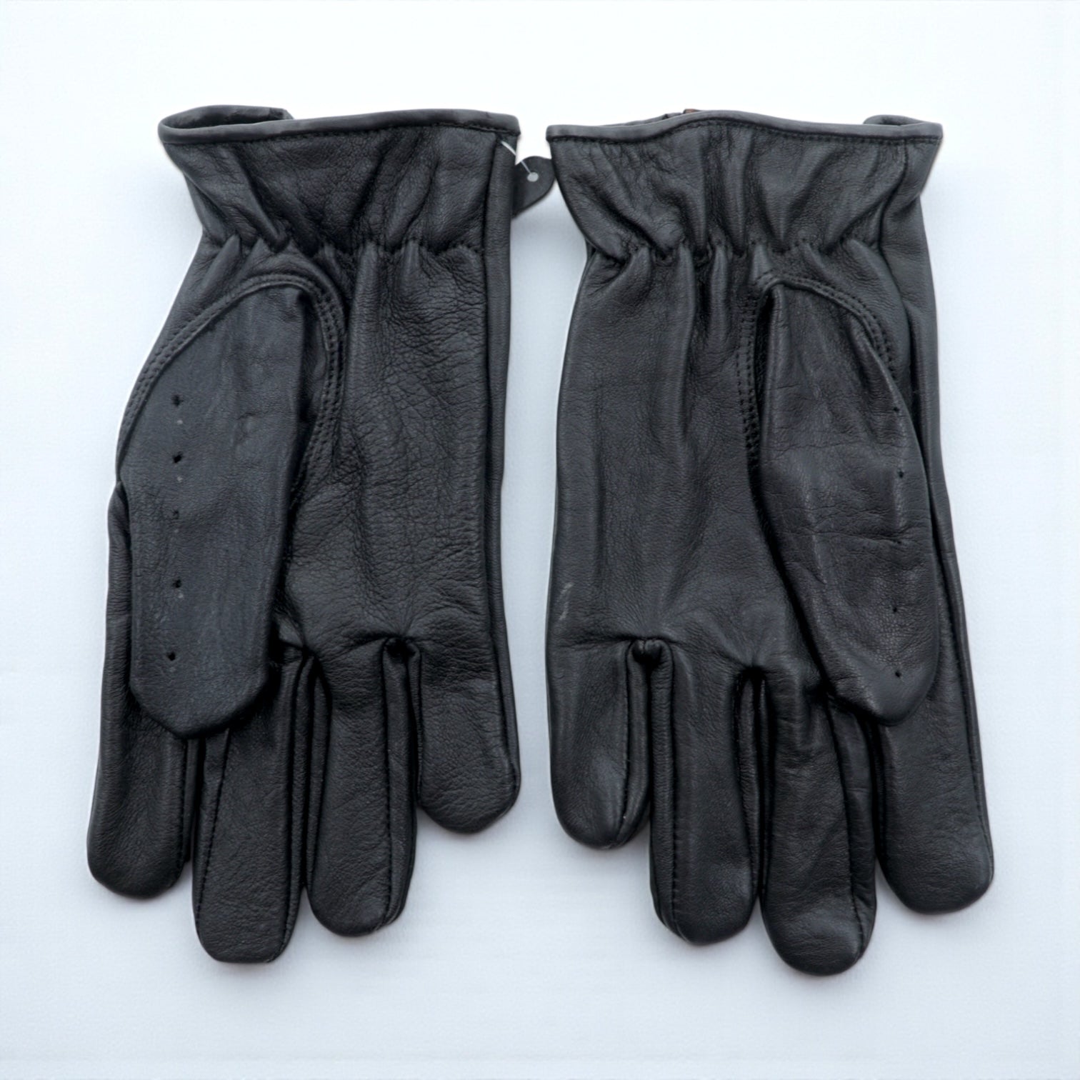 Vintage Leather Glove ドライビング グローブ 手袋 L ブラック レザー