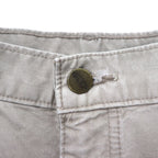 Carhartt Duck Work Shorts, Size 36, Beige, Cotton, B145, Made in Mexico