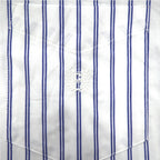 CHAPS Button-down Shirt, XL, White, Striped, Cotton, Chest Pocket, Unused