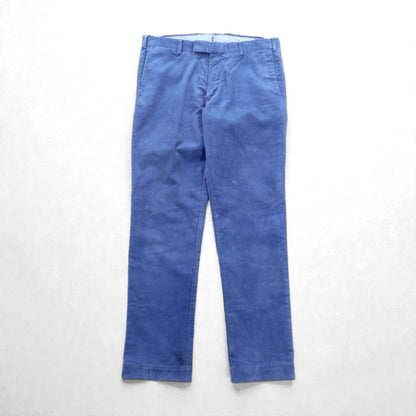 Polo Ralph Lauren コーデュロイ チノパンツ スラックス M ブルー スリムフィット SLIM FIT