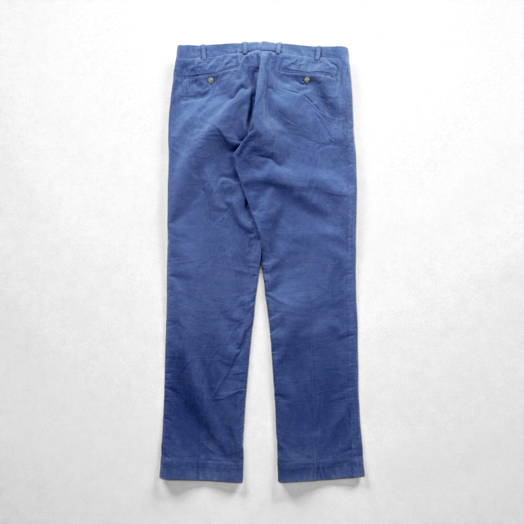 Polo Ralph Lauren コーデュロイ チノパンツ スラックス M ブルー スリムフィット SLIM FIT