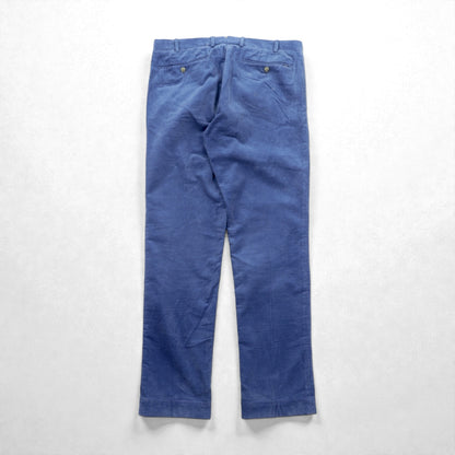 Polo Ralph Lauren コーデュロイ チノパンツ スラックス M ブルー スリムフィット SLIM FIT