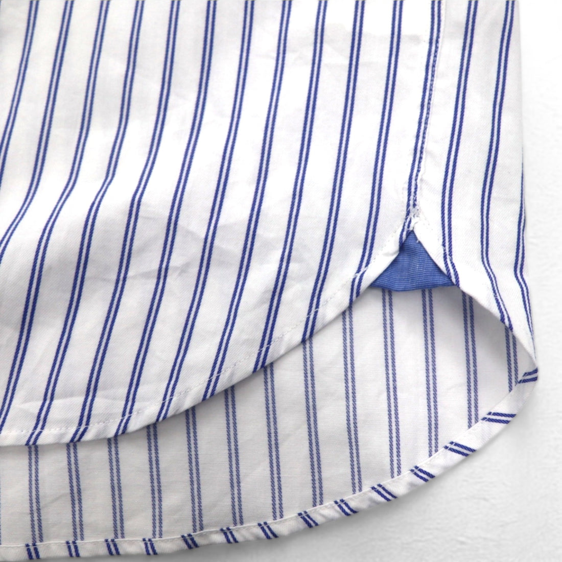 CHAPS Button-down Shirt, XL, White, Striped, Cotton, Chest Pocket, Unused