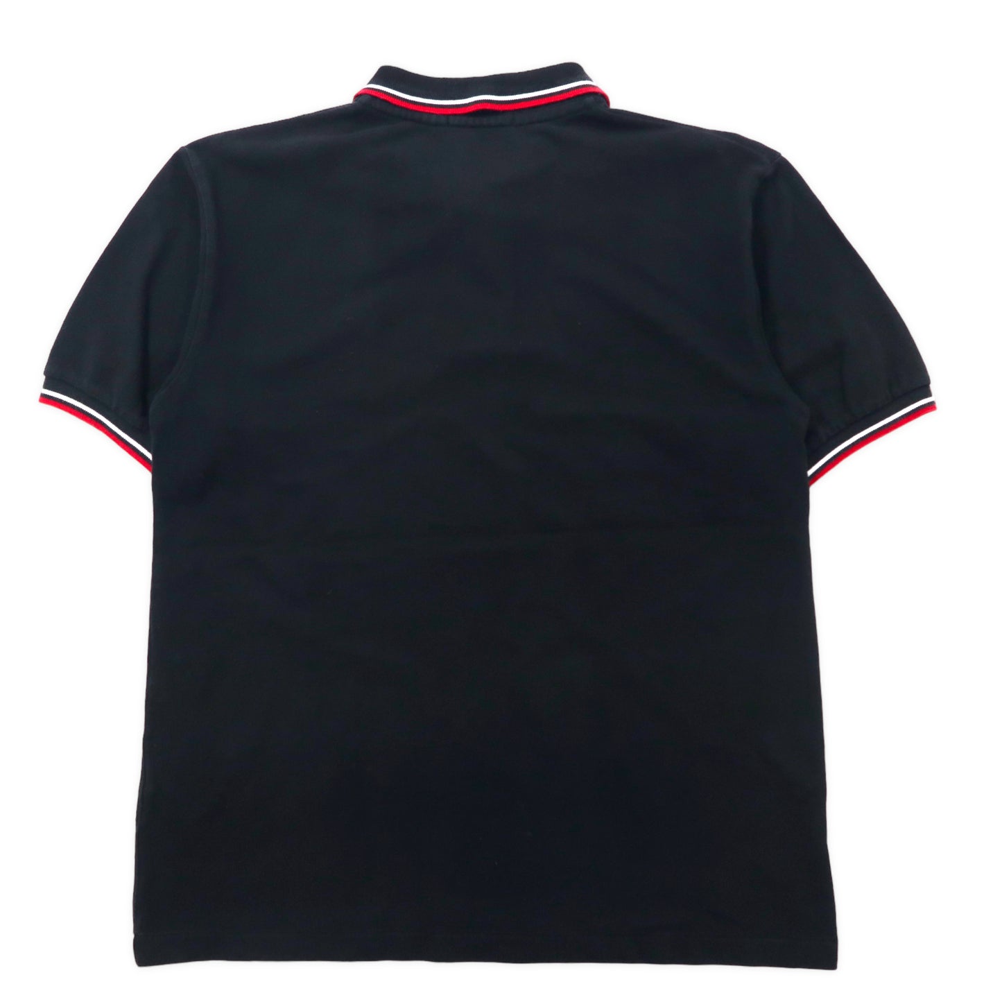 FRED PERRY ポロシャツ L ブラック コットン ワンポイントロゴ