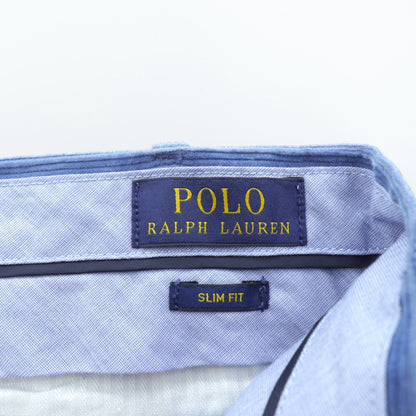 Polo Ralph Lauren コーデュロイ チノパンツ スラックス M ブルー スリムフィット SLIM FIT