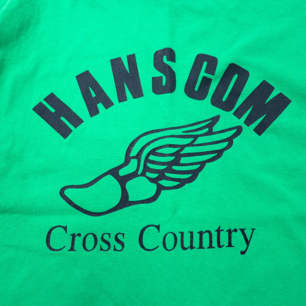 GILDAN Ringer T-shirt XL Green Cotton HANSCOM