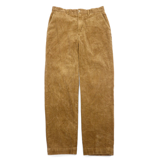 日本然リトテ-古着オンライン-Polo by Ralph Lauren ワイド コーデュロイパンツ 32 ベージュ コットン スリランカ製-Polo by Ralph Lauren Wide Corduroy Pants 32 Beige Cotton Sri Lanka Made