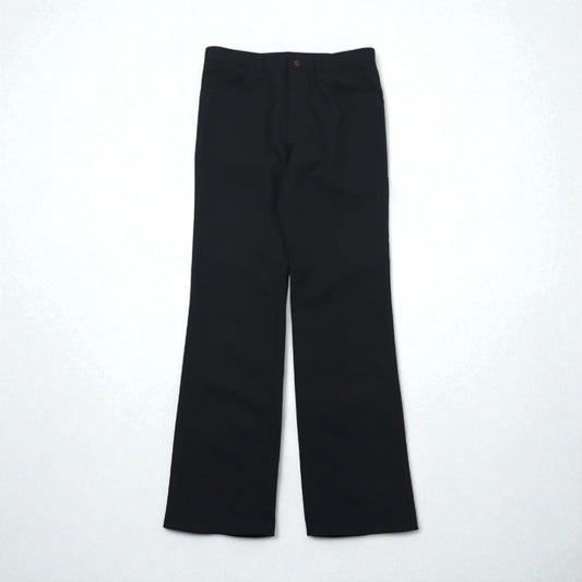Wrangler 00年代 スラックス パンツ ブーツカット ランチャー ドレス ジーンズ M ブラック フレア 82BK