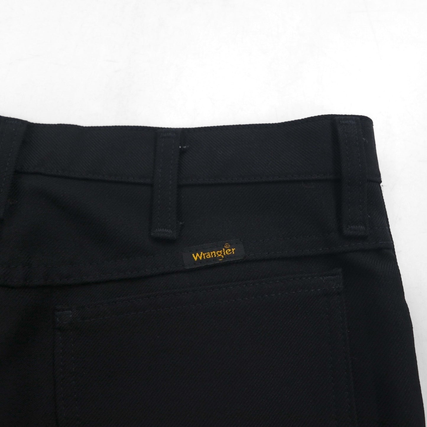 Wrangler 00年代 スラックス パンツ ブーツカット ランチャー ドレス ジーンズ M ブラック フレア 82BK