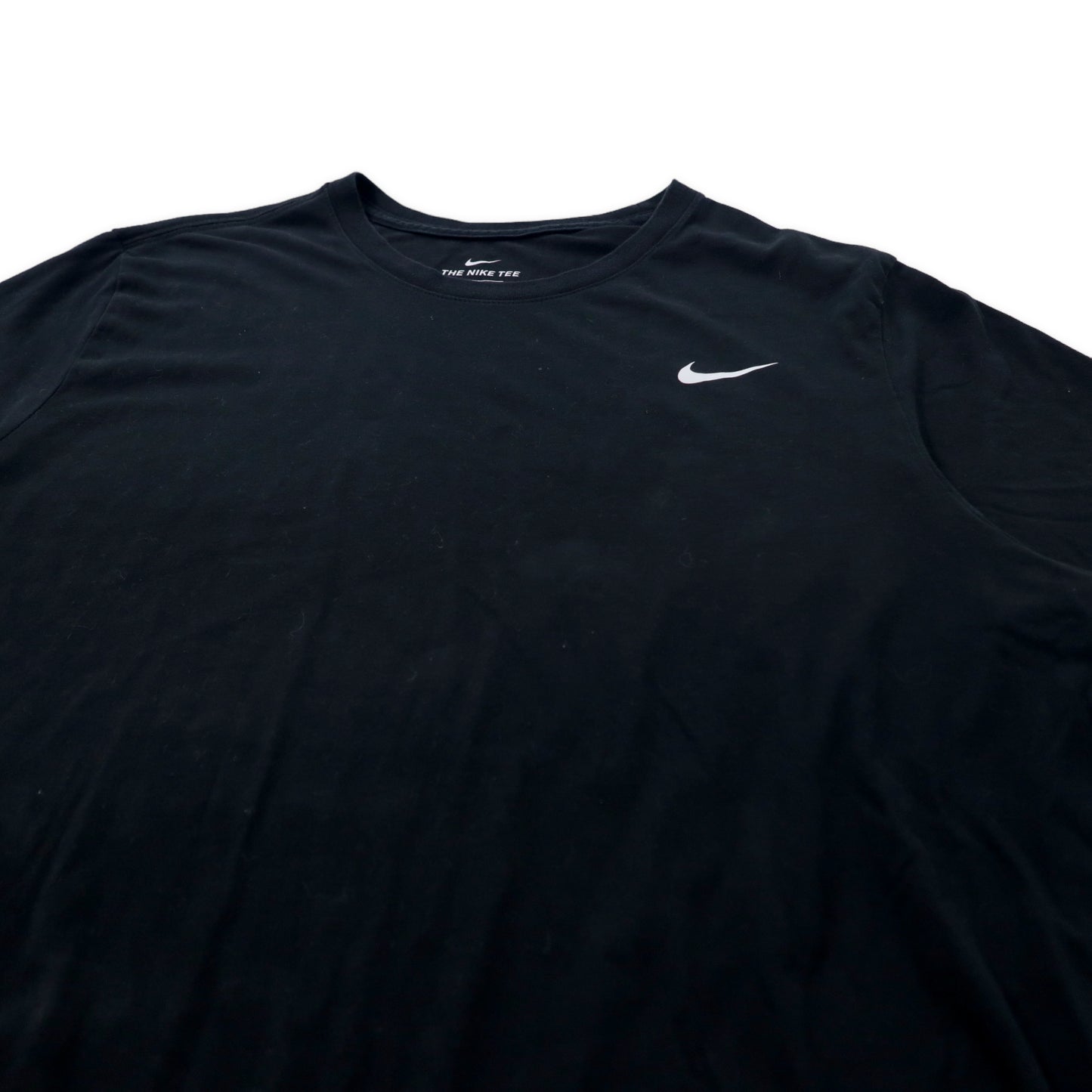 NIKE ワンポイントロゴTシャツ XXL ブラック コットン DRI-FIT ビッグサイズ