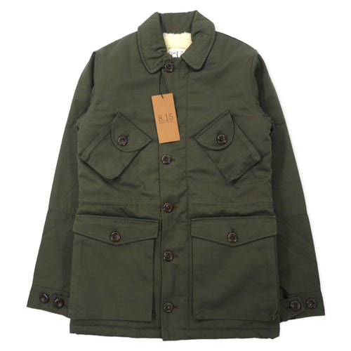 日本然リトテ-古着オンライン-8.15 AUGUST FIFTEENTH USA製 アーミージャケット S カーキ コットン ボアライナー ドローコード ARMY JACKET 4095A26802 未使用品-8.15 AUGUST FIFTEENTH USA Made Army Jacket S Khaki Cotton boa Liner Drawcord ARMY JACKET 4095A26802 Unused