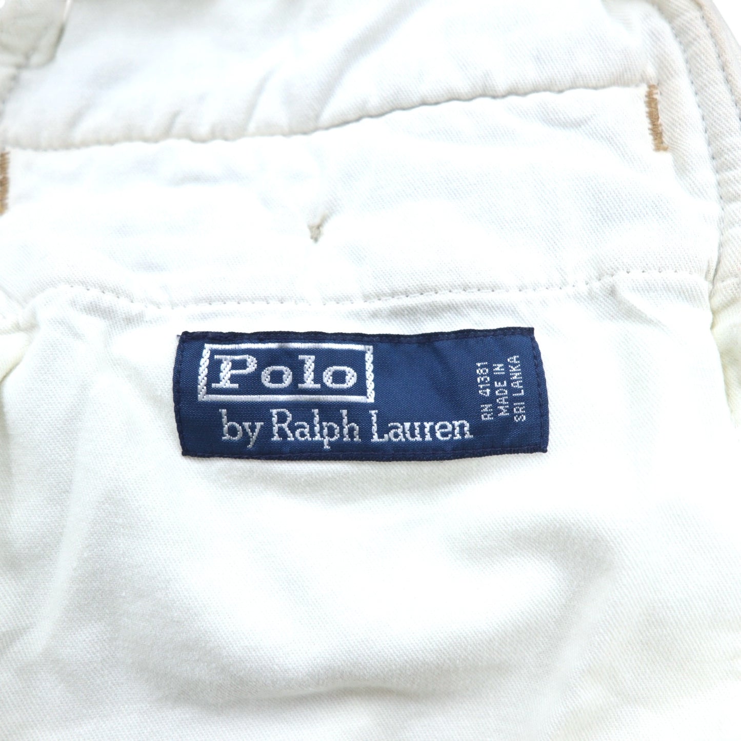 Polo by Ralph Lauren ワイド コーデュロイパンツ 32 ベージュ コットン スリランカ製