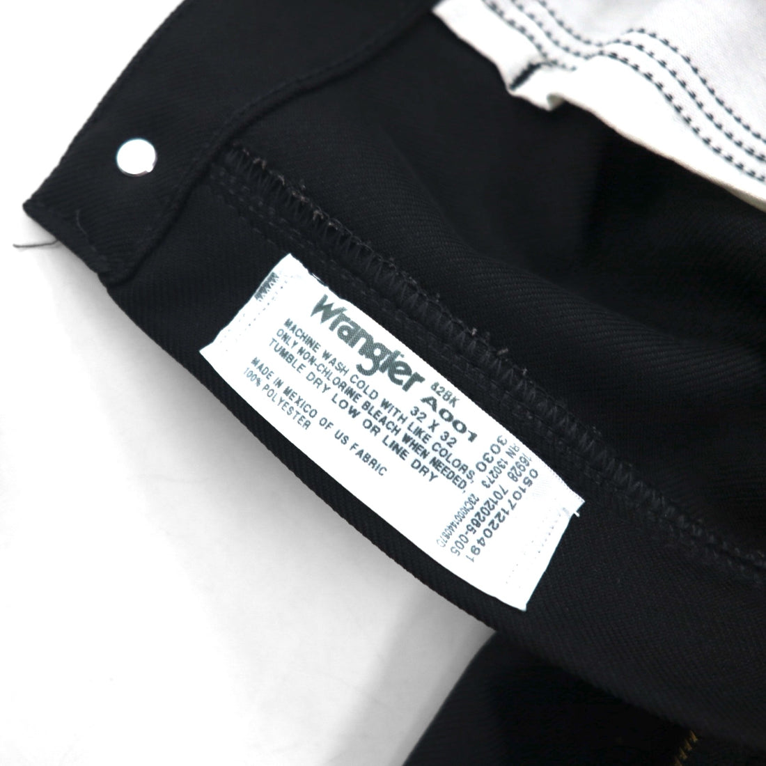 Wrangler 00年代 スラックス パンツ ブーツカット ランチャー ドレス ジーンズ M ブラック フレア 82BK