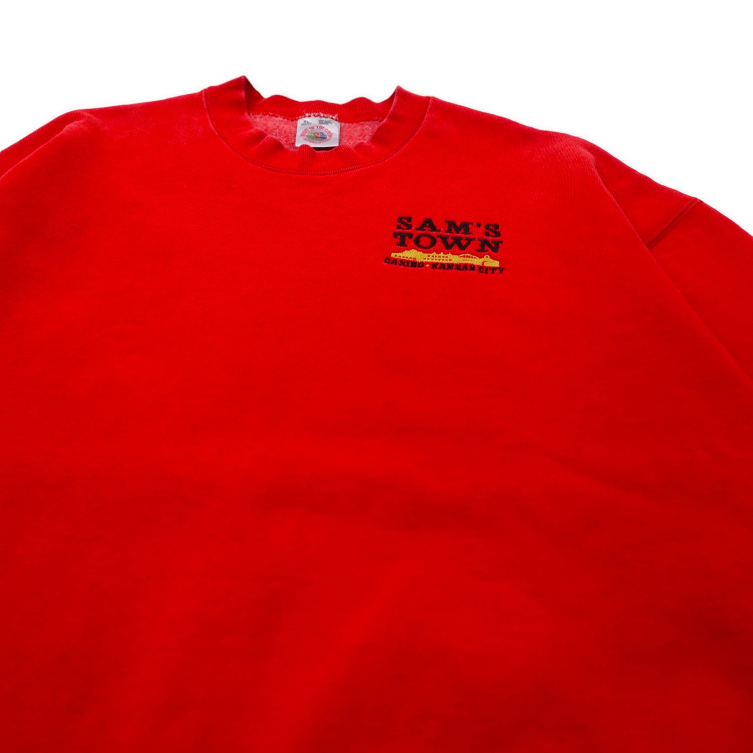 Fruit of the Loom USA Made 90's Sweatshirt XL Red Cotton Brushed 