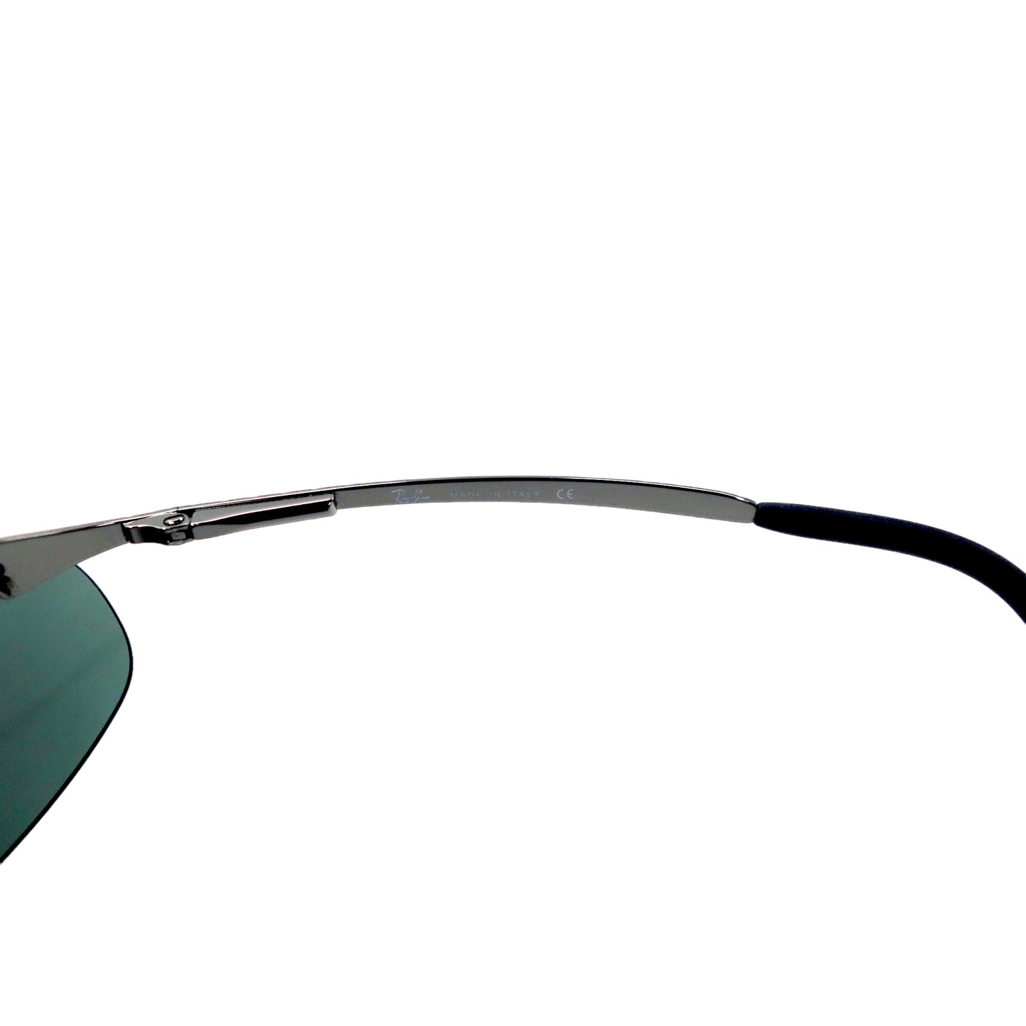 Ray-Ban サングラス ハーフリム シルバー RB3179 TOP BAR 004/71 63⬜︎15 イタリア製