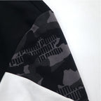 PUMA Track Jacket Jersey L Black Cotton Rebel Camo Full-Zip 587058-01