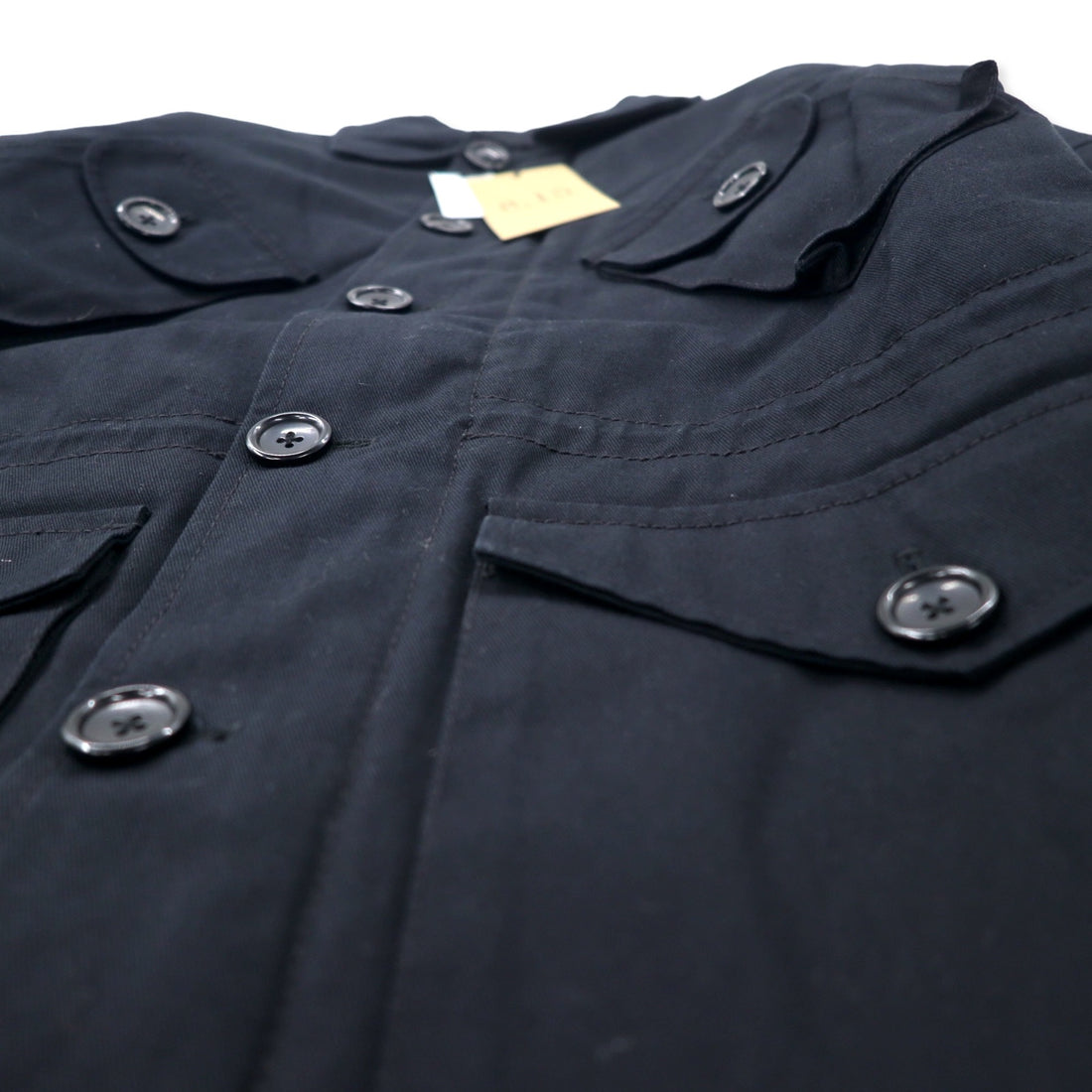 8.15 AUGUST FIFTEENTH USA made army jacket S size black cotton boa liner drawcord ARMY JACKET 4095A21902 unused item