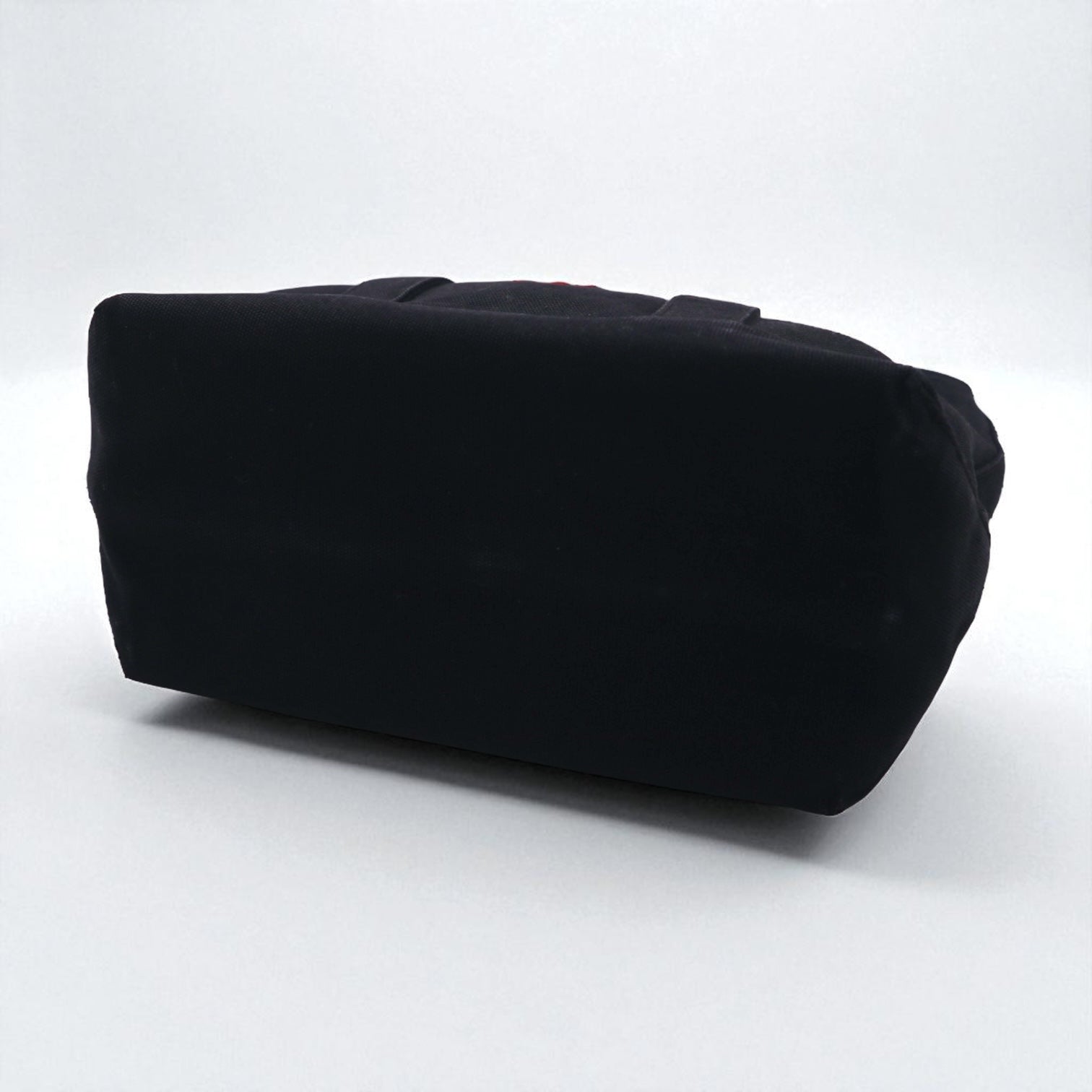 Ralph Lauren Big Pony Embroidered Canvas Tote Bag in Black Cotton