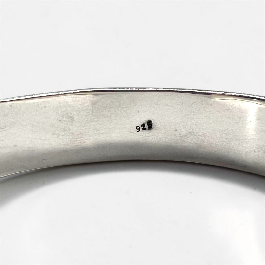 Vintage Sterling Silver Bracelet バングル カフ ブレスレット シルバー 編み込み イントレチャート メッシュ