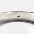 Vintage Sterling Silver Bracelet バングル カフ ブレスレット シルバー 編み込み イントレチャート メッシュ