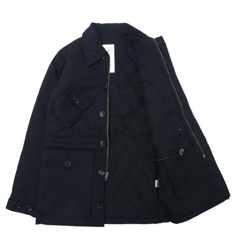 8.15 AUGUST FIFTEENTH USA made army jacket S size black cotton boa liner drawcord ARMY JACKET 4095A21902 unused item