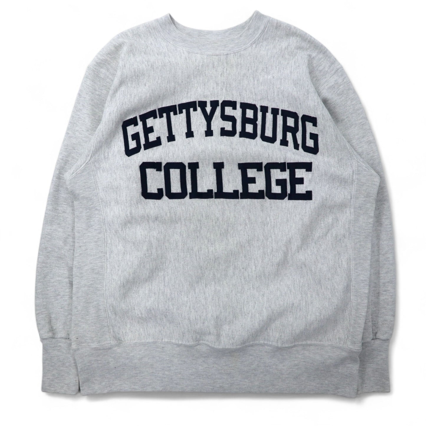 USA製 90年代 The Cotton Exchange リバースウィーブ スウェット XXL グレー コットン カレッジ GETTYSBURG COLLEGE