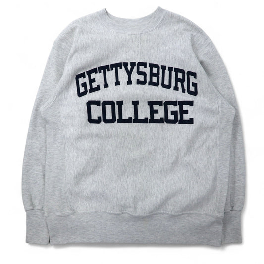 USA製 90年代 The Cotton Exchange リバースウィーブ スウェット XXL グレー コットン カレッジ GETTYSBURG COLLEGE