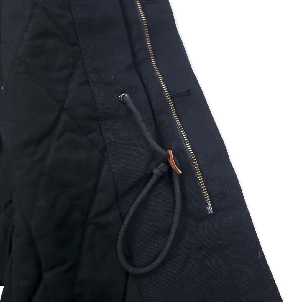 8.15 AUGUST FIFTEENTH USA made army jacket S size black cotton boa liner drawcord ARMY JACKET 4095A21902 unused item