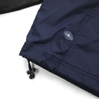 90s USA Vintage Anorak Parka CHARLES RIVER ハーフジップ アノラックパーカー ナイロンジャケット L ネイビー IDEALジップ