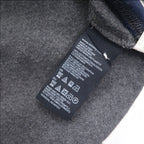 TOMMY HILFIGER 90年代 ラガーシャツ L グレー ネイビー コットン ロゴワッペン